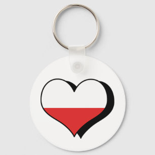 I Love Poland Keychain