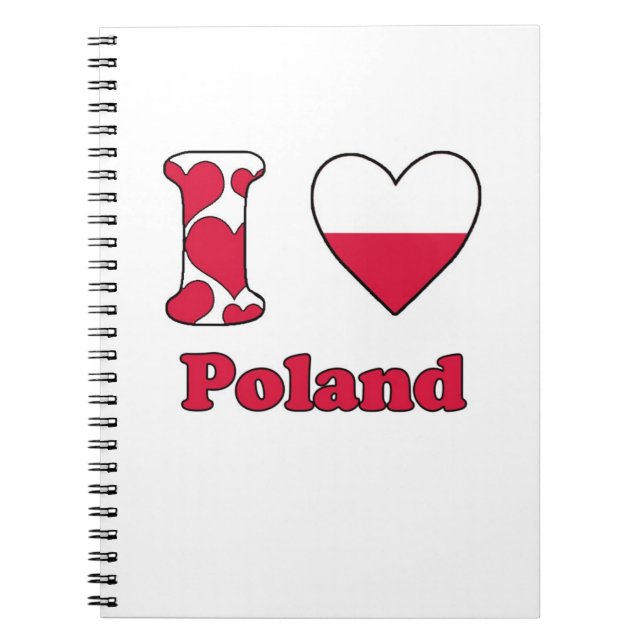 I love Poland Notebook (Front)