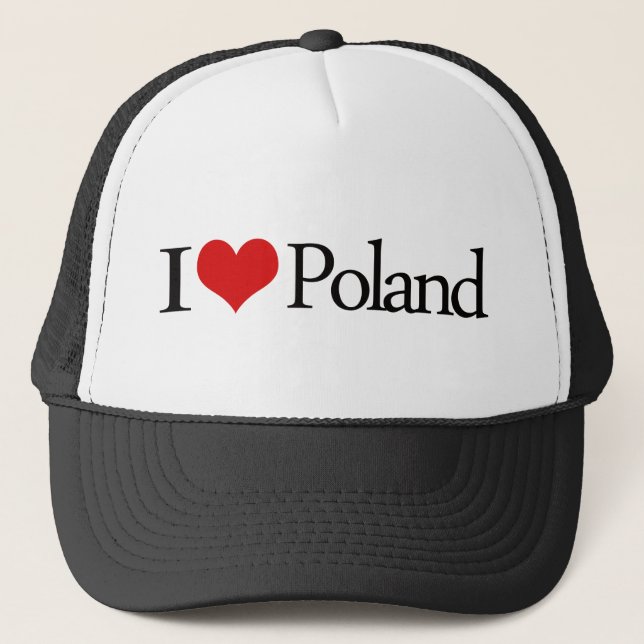 I love Poland Trucker Hat (Front)
