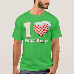 I love Polar Bears Heart Premium T-Shirt
