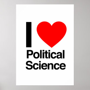 i love political science poster