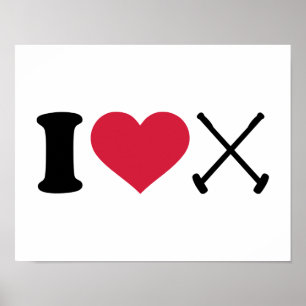 I love Polo Poster