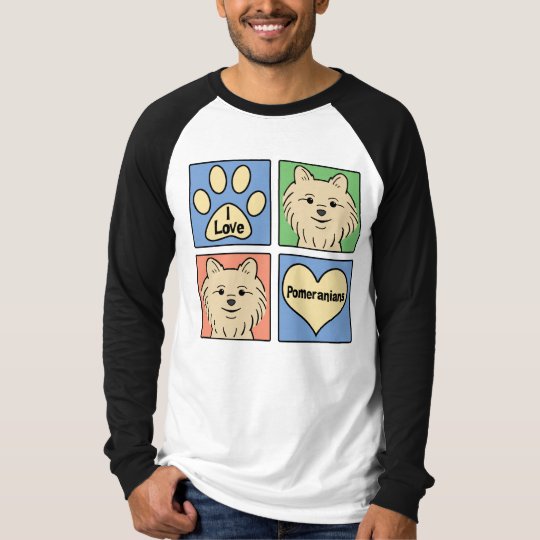 I Love Pomeranians T-Shirt