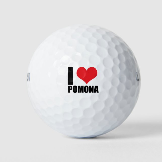 I love Pomona Golf Balls (Front)