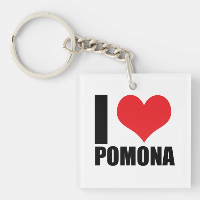 I love Pomona Key Ring (Front)