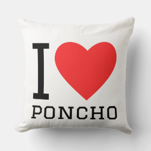 I love poncho cushion