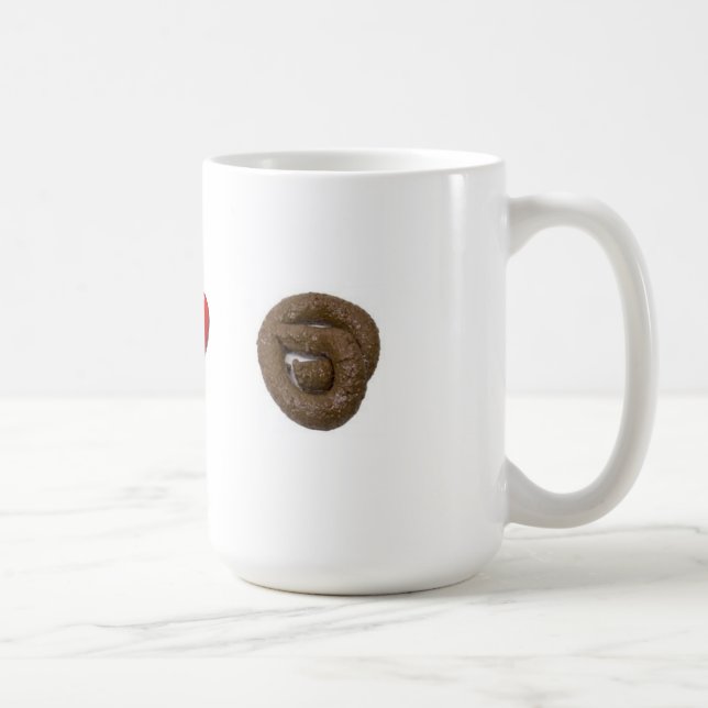 I Love Poo Mug (Right)