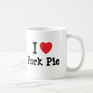 I love Pork Pie heart T-Shirt Coffee Mug