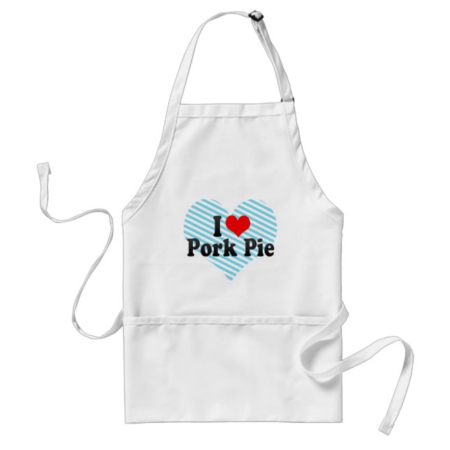 I Love Pork Pie Standard Apron (Front)