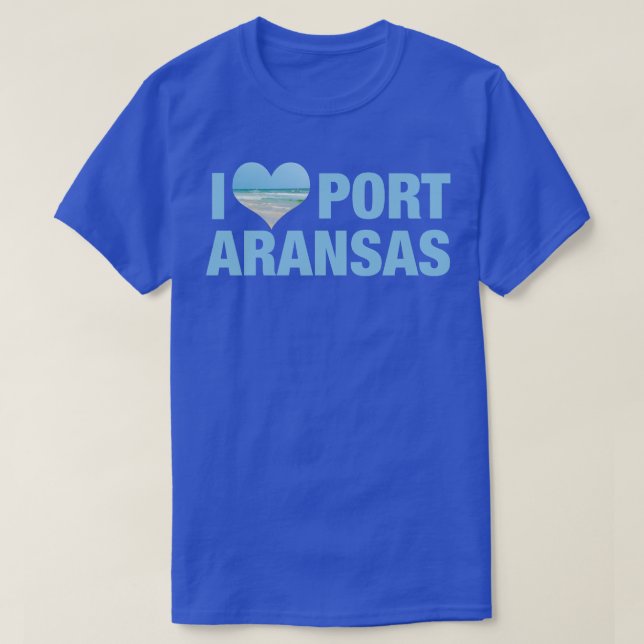 I Love Port Aransas T-Shirt (Design Front)