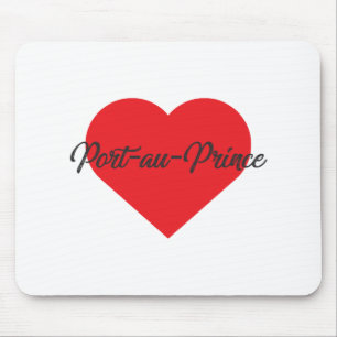 I Love Port-au-Prince - Haiti Mouse Mat