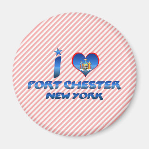 I love Port Chester, New York Magnet