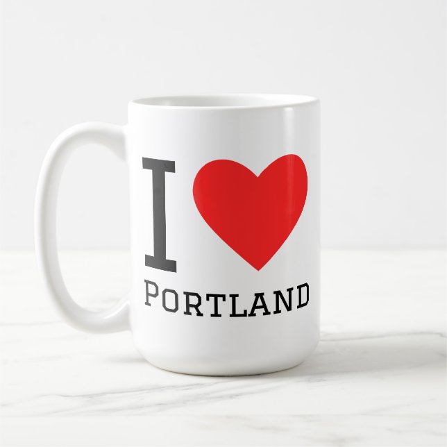I love Portland  Coffee Mug (Left)