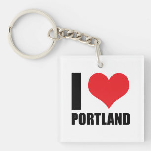I love Portland Key Ring