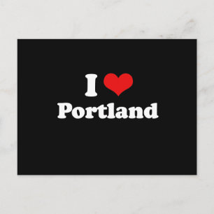 I LOVE PORTLAND POSTCARD