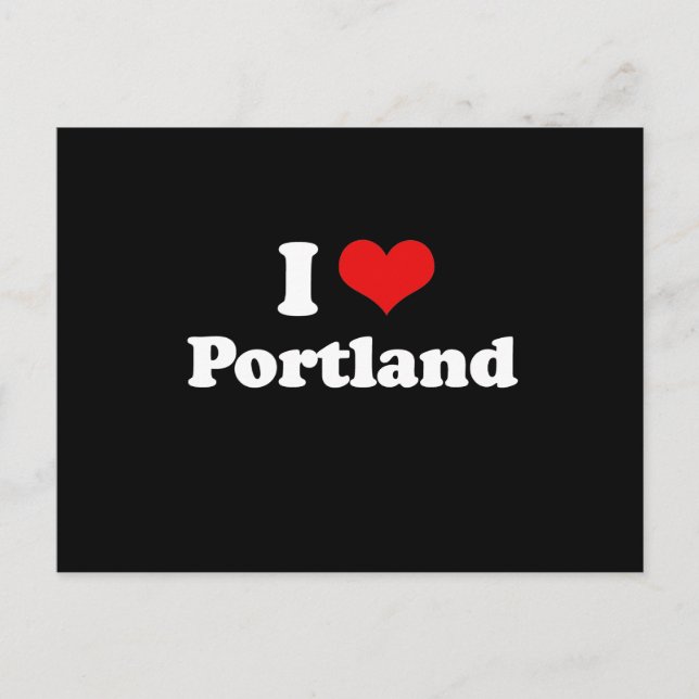 I LOVE PORTLAND POSTCARD (Front)