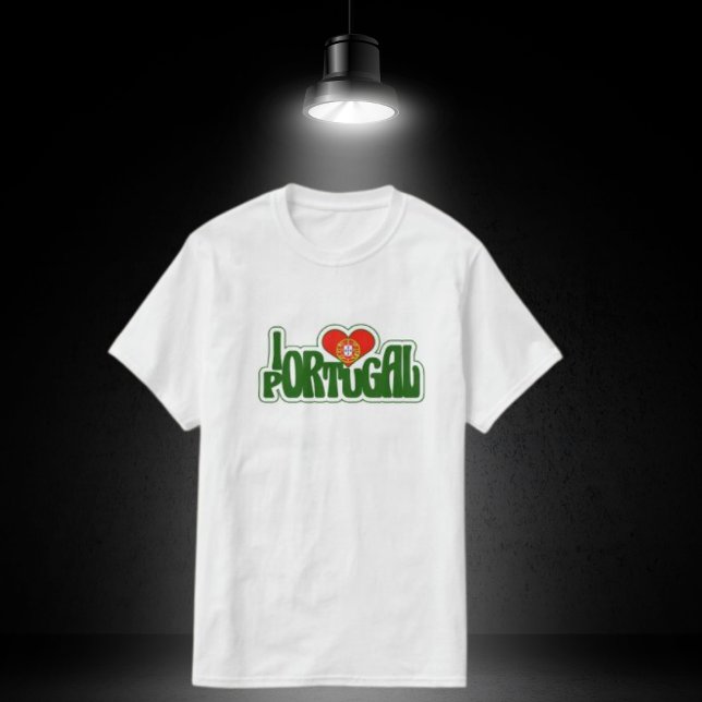 I Love Portugal Mens White T-Shirt (Creator Uploaded)