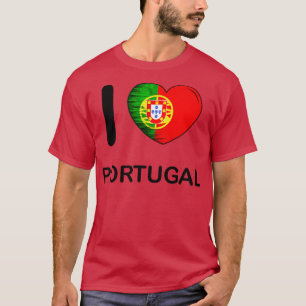 I Love Portugal My Home My Country 3 T-Shirt