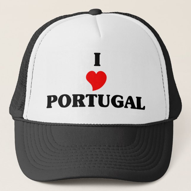 I Love Portugal Trucker Hat (Front)