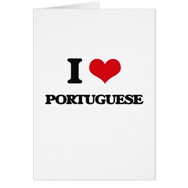 I Love Portuguese (Front)