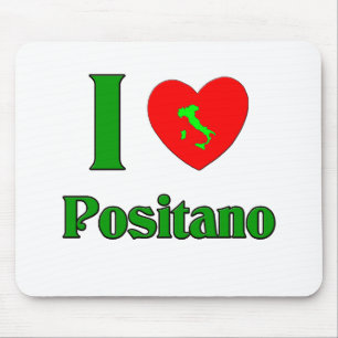 I Love Positano Italy Mouse Mat