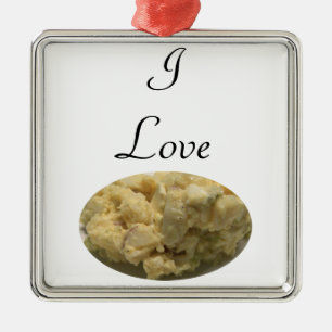 I Love Potato Salad Metal Tree Decoration