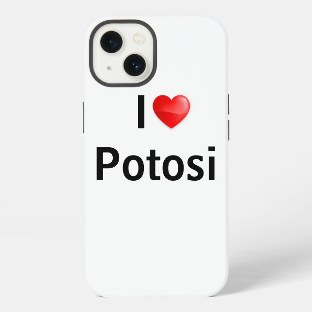 I love Potosi iPhone Case (Back)
