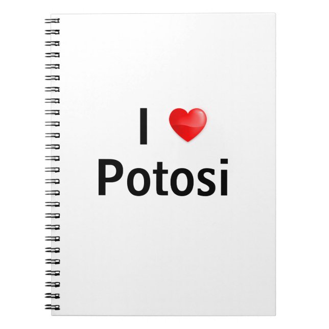 I love Potosi Notebook (Front)