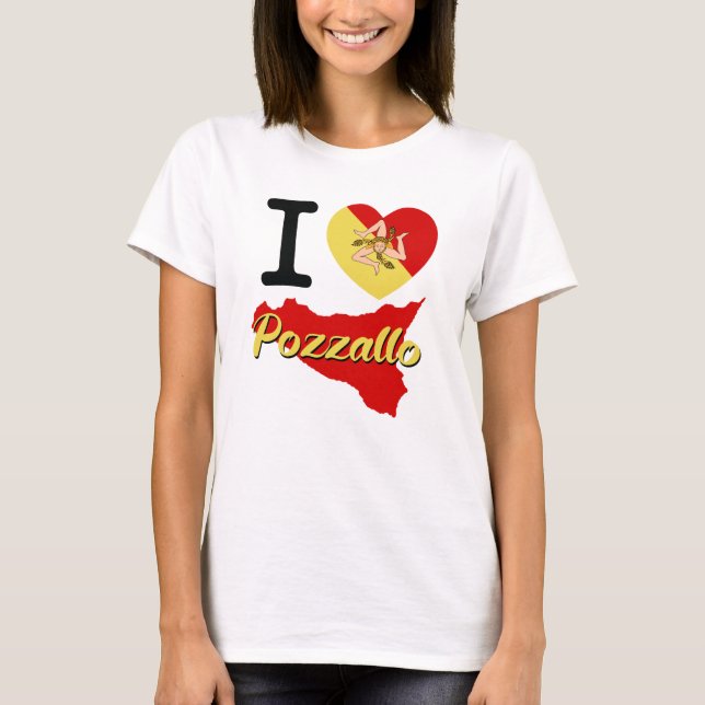 I Love Pozzallo  T-Shirt (Front)