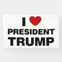 I Love President Trump Heart