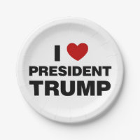 I Love President Trump Heart