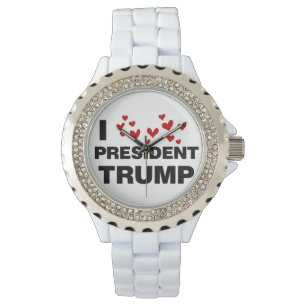 I Love President Trump Hearts Watch