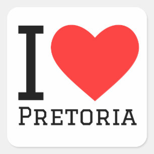 I love Pretoria Square Sticker