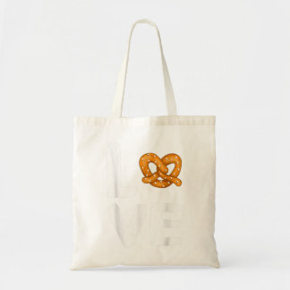 I Love Pretzels for Pretzel Day Funny Office Wear  Tote Bag