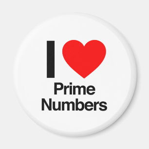 i love prime numbers magnet