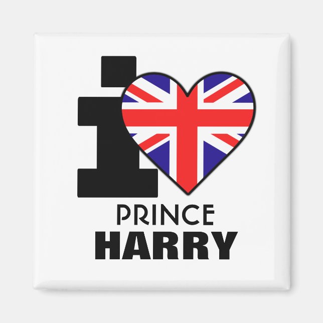 I Love Prince Harry Magnet (Front)