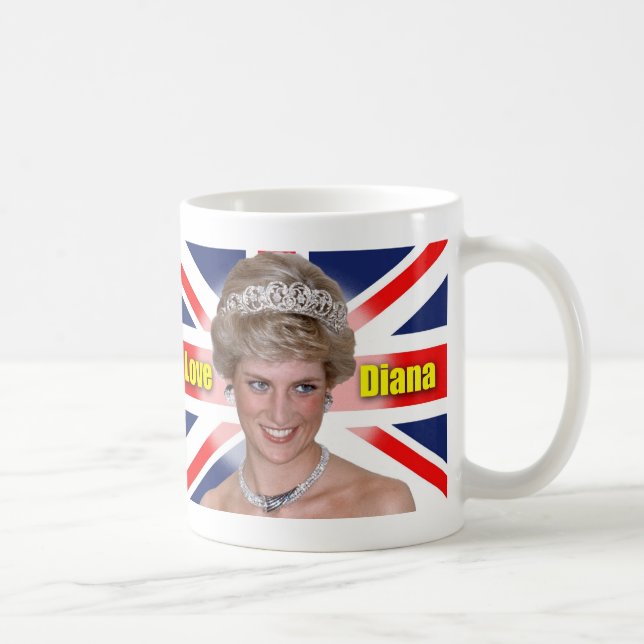 I Love Princess Diana Coffee Mug (Right)