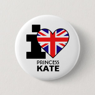 I Love Princess Kate Button