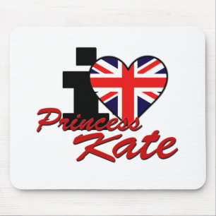 I Love Princess Kate Mouse Mat