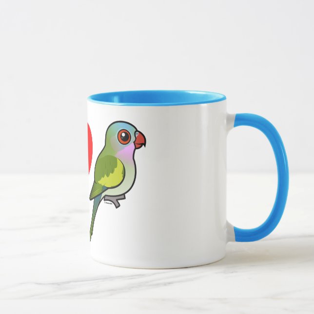 I Love Princess Parrots Mug (Right)