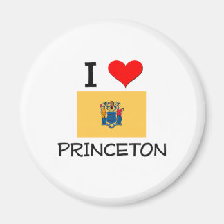 I Love Princeton New Jersey Magnet