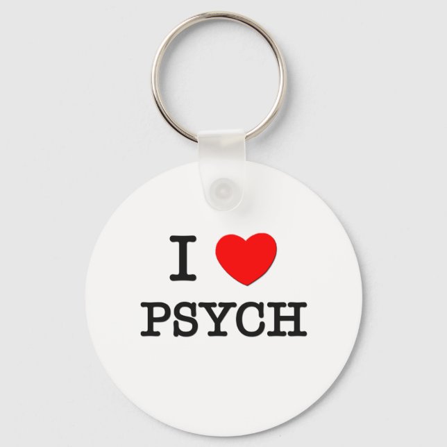 I Love Psych Key Ring (Front)