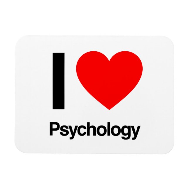 I Love Psychology Magnet (Horizontal)