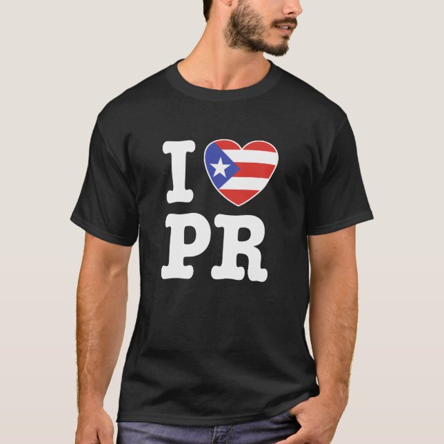 I Love Puerto Rico T-Shirt (Front)