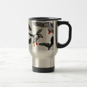 I Love Puffins! Travel Mug