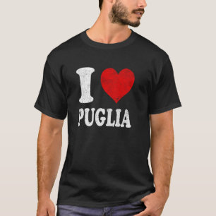 I Love Puglia Italy Vintage T-Shirt