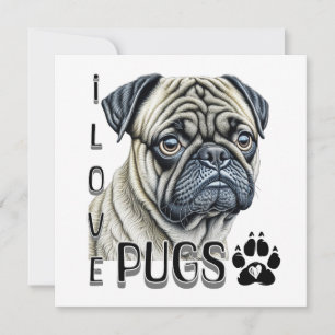 I Love Pugs   Cute Dog Owners