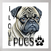 I Love Pugs | Cute Dog Owners