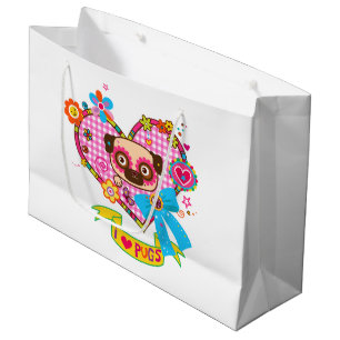 I Love Pugs! Gift Bags