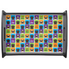 I Love Pugs Large Serving Tray